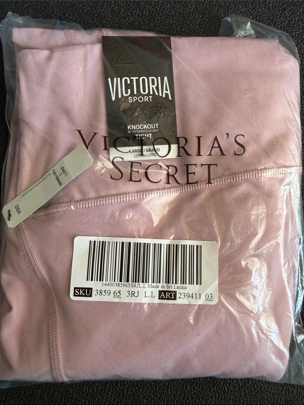 Victoria Sport Pink Jacket in Packaging